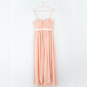 SORELLA VITA Pink Sleeveless Maxi Dress for Weddings